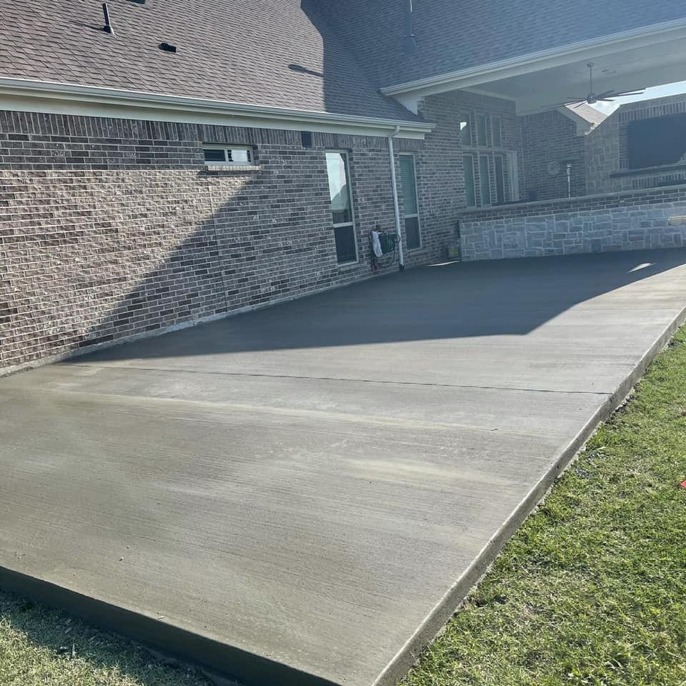 New home driveway in a Seattle neighborhood